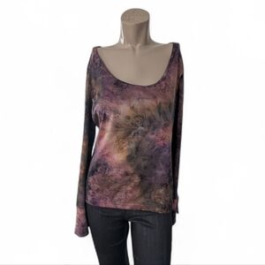 Elegant Multicolor Long Sleeve Women's Top